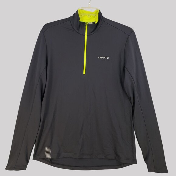Craft Long Sleeve Half-Zip Athletic Shirt Mens XXL - Picture 1 of 9